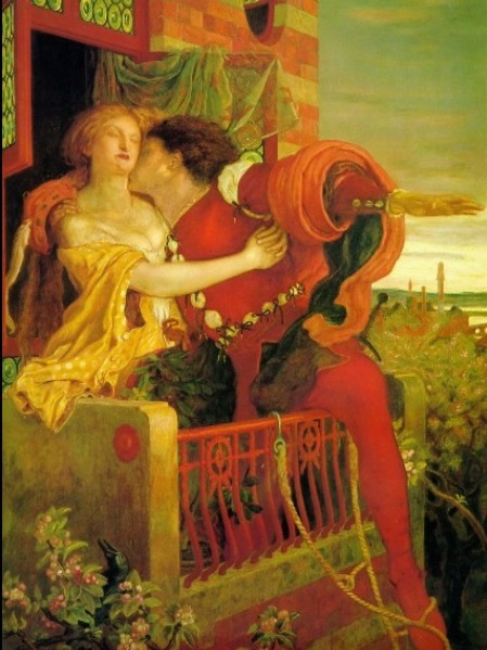 Ф.М.Браун.Ромео и Джульетта. 1870