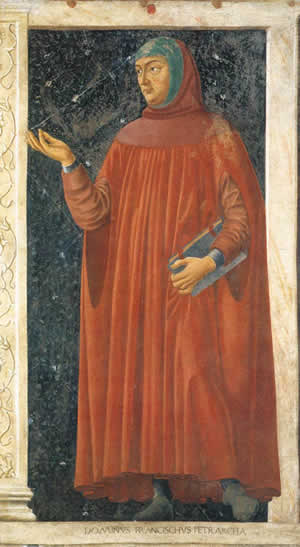 Андреа дель Кастаньо (Castagno, Andrea del) (1423–1457). Петрарка (ок. 1450, Флоренция, Галерея Уффици)