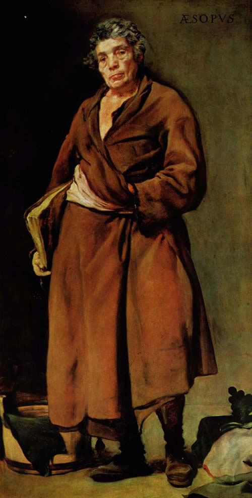 Диего Веласкес.  Эзоп. 1639-1640